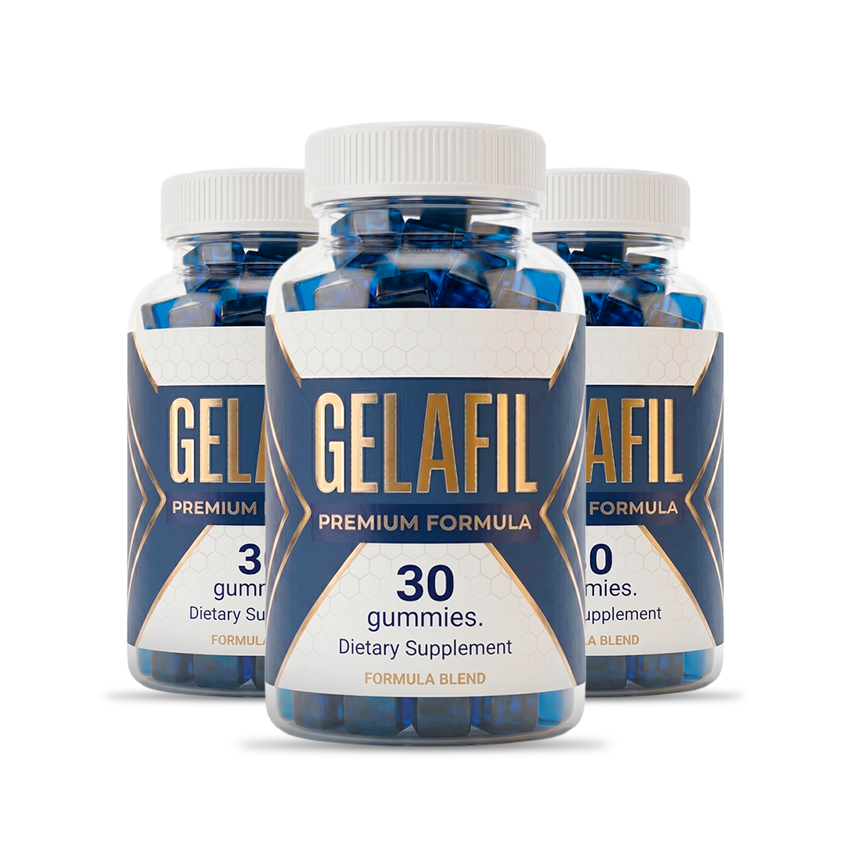 GelaFil Gummies bottles – premium formula, 30 gummies